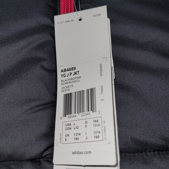 Addidas Girls Size Large - Picture 3 of 3